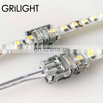 Newest Flexible Waterproof 8mm Width 2 Channels Hippo Led Strip Connector