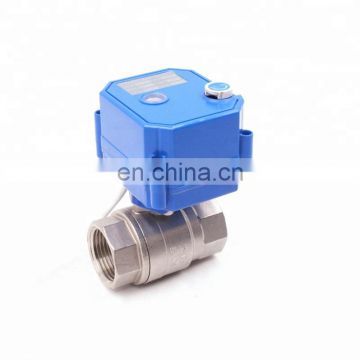 DN25 1 inch actuator valve /  electrically actuated NPT ball valve spring return from motorized ball valve suppliers