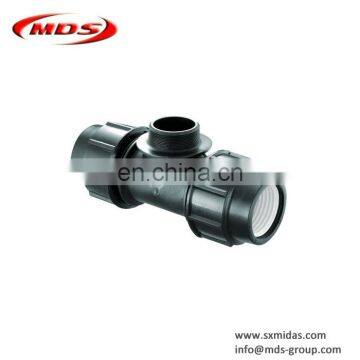 Shanxi Midas Factory Price pp pe Compression Fittings 90 Degree Tee for Irrigation Pipe and Water Supply photo-6