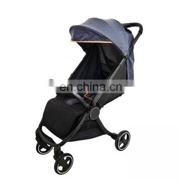 CE certificate multifunction leather autofolding 2-in-1baby stroller