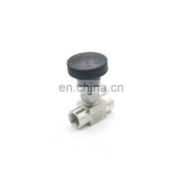 Sunthai 1/2" Bsp Needle Valve Sanitary PN64 SS304 Mini Hydraulic NPT Needle Valve photo-2
