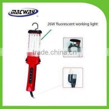 26W portable fluorescent tube working light