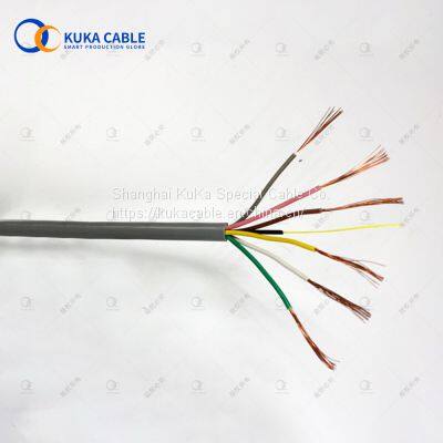 LIYY Tinned copper wire braid screen 6 dof robot arm multicore data cable