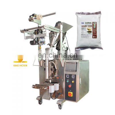 Automatic Corn Wheat Flour Powder Packing Machine With Weighing And Sealing Weigh Auger Filler