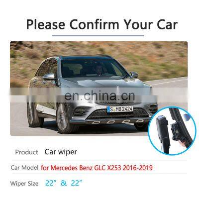 for Mercedes Benz GLC Class X253 C253 Car Wiper Blades Windscreen Wipers Car Accessories 200 250 300 220d 250d 43 63 AMG 4Matic