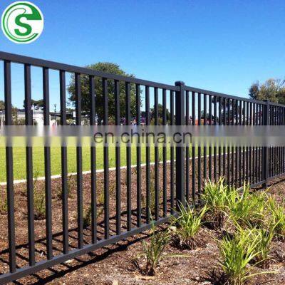 8ft high Decorative garden fence iron fence panels wrought black