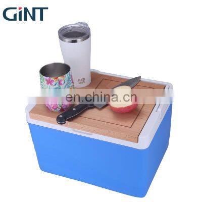 GINT 11L Hot Selling Manufacturer Wholesale Cooler Box with Wooden Lid