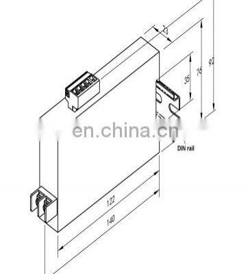 JD194-BS4I Din Rail Electrical Measuring Single Phase Power Rs485 Current Transmitter photo-5