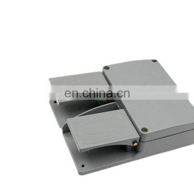 Foot switch YDT1-16 aluminum gray double pedal switch machine tool accessories switch 10A to 15A