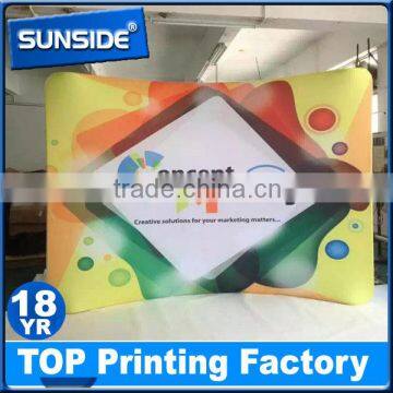 custom vertical fabric tension display magnet pop up display for advertising -qt