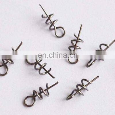 Hot Sale 50pcs Soft Bait Lure Crank Hook Connector Fixed Latch Fishing Tackles Stainless Steel Spring Lock Pins photo-2