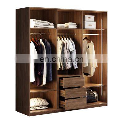 Hot sale Modern cloth wardrobe Wooden bedroom wardrobe