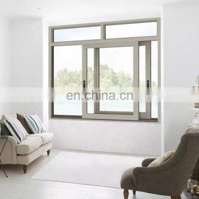 Beautiful color thermal break aluminum sliding window double glazed windows