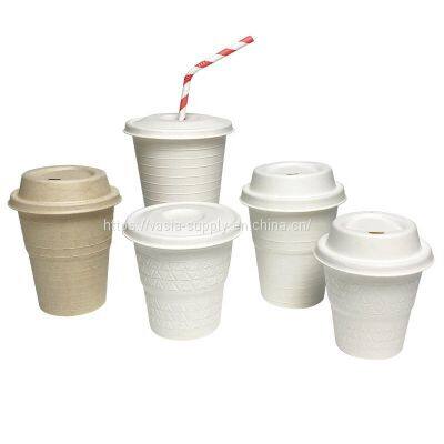 12 oz eco friendly White Sugarcane compostable Hot coffee Cup