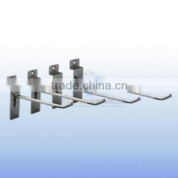 Metal single wire slatwall display hook