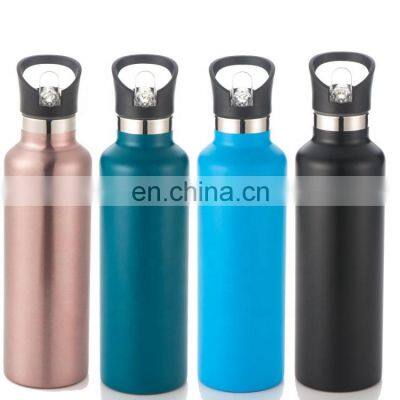 Custom Logo 500ml 600ml 304 Stainless Steel Vacuum Insulated Water Bottle