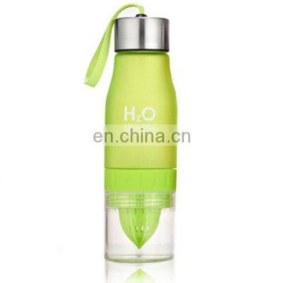 Newest Style H2O Private Label Fruit Plastic Infuser Water Bottle photo-4