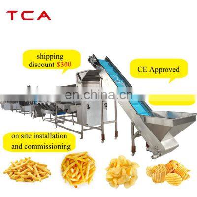 Fully Automatic French Fries Machine Frozen French Fries Production Line Manufacturers