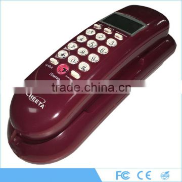 cheap trimline wall telephone hot sell wired mini slim wall telephone