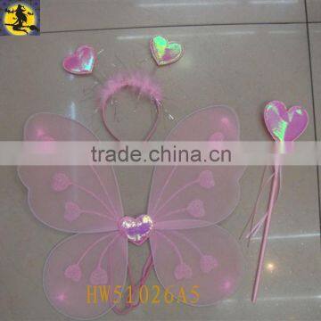 Decoration Butterfly Wing with Headband and Wand