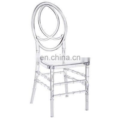 Wholesale italian design party plastic phoenix transparent wedding chairs for sale