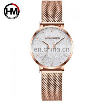 HANNAH MARTIN MS36 Minimalist japanese quartz watches for women dial analog waterproof cheap price ladies watch