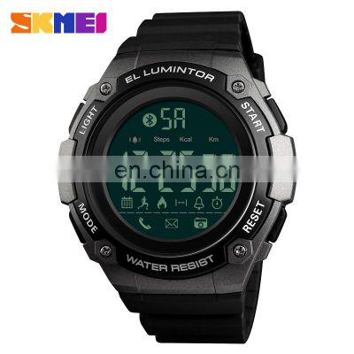 SKMEI 1347 Men's Sport Watch Digital Movement Multi-function Plastic Band Smart Watch