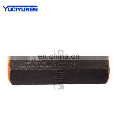 YUCI-YUKEN straight-through check valve CIT-06-04-50 CIT-06-50-50 one year warranty high pressure hydraulic throttle valve