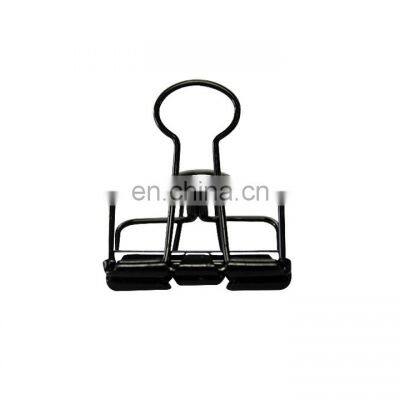 Modern Colorful Metal Paper Study Binder Clips Metal Wire Clips For Office