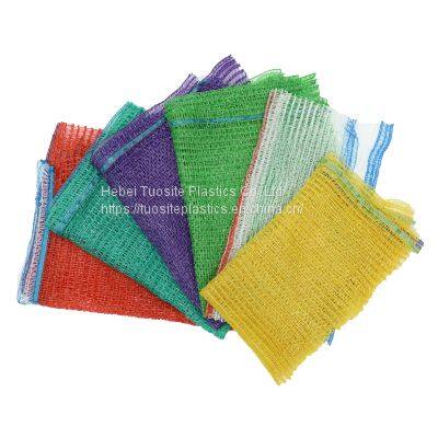 HDPE 20kg Mesh raschel Bag Packing Fresh Onion Red/Yellow/Purple