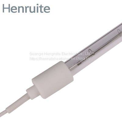 235v 2000w white coat single tube short wave ir bulb for bottle blowing machine