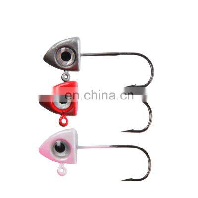 JOHNCOO JIG Head Hook 2g 3g Lead Hook Soft Bait Fishing Hook