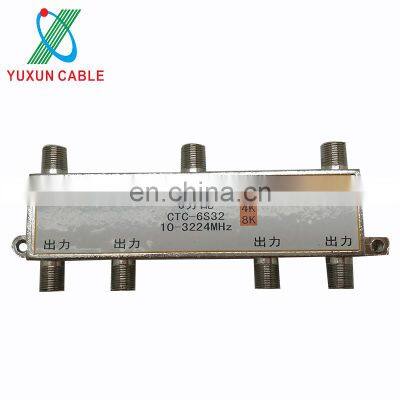 Factory Direct Sale Indoor 4k 8k CATV Splitter 2/3/4/5/6/8 Way photo-5
