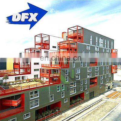 Two Floor Flat Pack Container House Container Homes Container Hotel