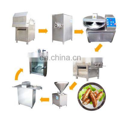 Manual Sausage Stuffer sausage Production Line With Cheap Price sausage smoke house