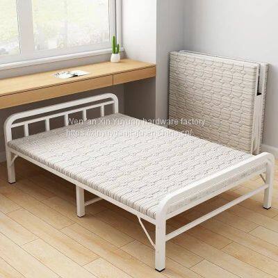 Simple Nap Bed Folding Bed Solid Wood Nap Bed Rental Room Folding Bed