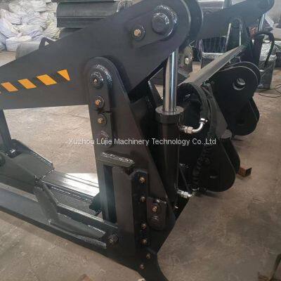 China Double Top Clamp Pipe Forks Attachments for Wheel Loader,wheel Loader Grapple Manufacture photo-2