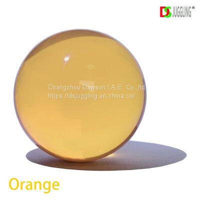 DSJUGGLING Color Orange 50mm Acrylic Contact Juggling Balls (OEM Size 50mm-150mm) Or Opaque Orange