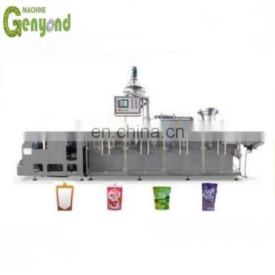 Servo motor and PLC Automatic zipper bag and self-standing three side seal bag making machine