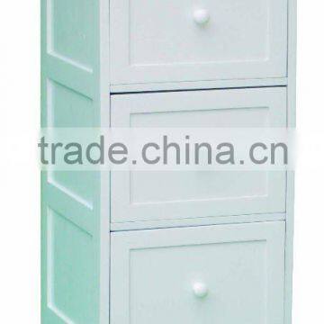 MDF 3 Drawers Storage Cabinet