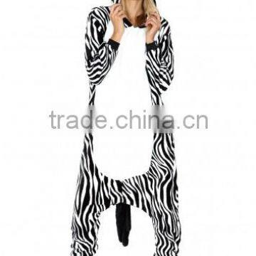 fancy zebra stripe nightclothes for family suit