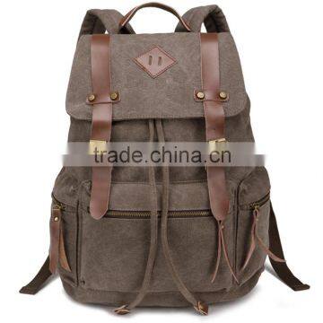 Travel Canvas Backpack Sport Rucksack Camping School Satchel photo-3