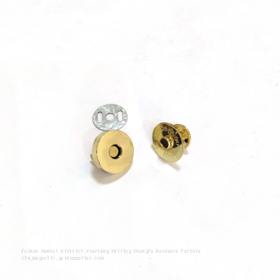 18MM hanging light gold single-sided rivet ordinary magnetic button