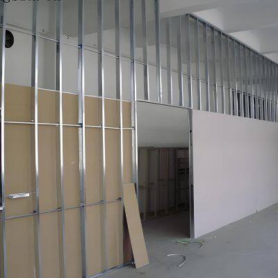 Perfiles de acero metálico, viguetas de perfilería de acero galvanizado liviano para particiones de yeso seco