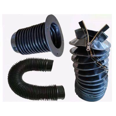 Customized Circular Round Dust-Proof Bellows Cover for CNC Machine photo-3