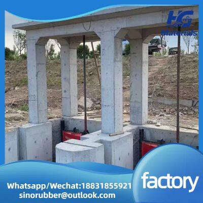 Factory-supplied anti-corrosion and anti-rust cast iron sluice gate with double-sided copper inlay, specifically for sewage treatment plants