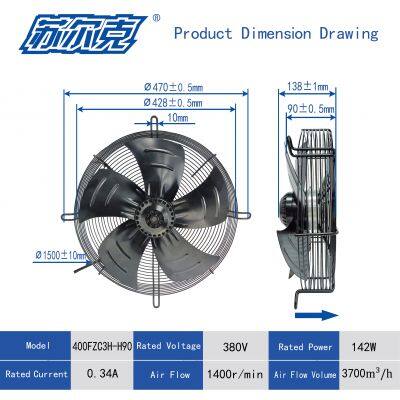 Motor Parts for Fan YWF4D-400 Axial Fan Motor Low Price High Quality Fan Motor photo-2