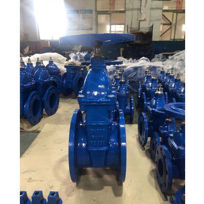 BS 5150 DN100 Pn16 Gg25 Flanged Ends Manual Control Cast Iron Gate Valve High Temperature Water Application Durable Handwheel photo-3