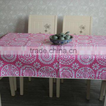PVC/PEVA Lace Tablecloth With Flannel Backing, High Quality & Waterproof & Oil Proof photo-6
