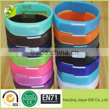 Silicone Digital Watch/Waterproof Silicone Bracelet Watch